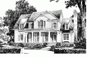  Southern Living custom home plan - Randolph Place