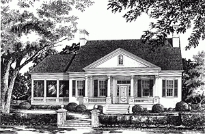  Southern Living custom home plan - Shields Town House