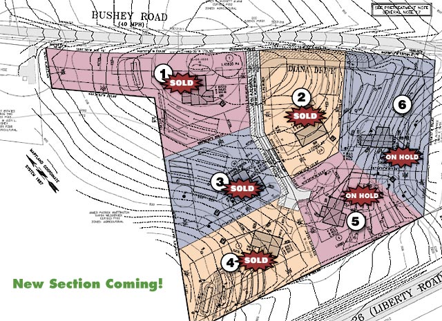 hudson forest build on lots in Carroll County, MD