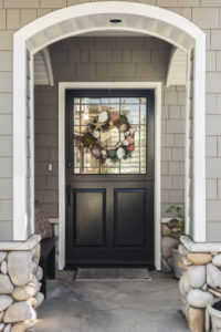 robin ford building home's front entryway